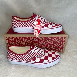 VANs Chili Pepper Checkered Vans
